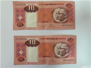 2 bancnote consecutive - 10 KWANZAS - 2011 - Angola P-145c