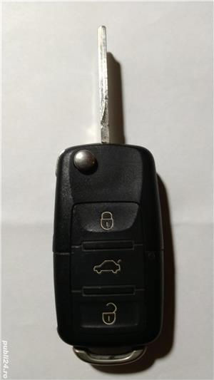 Cheie Auto Briceag cu Cip si Telecomanda Volkswagen Passat B5 B5.5 - imagine 2