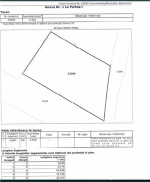 Teren intravilan Barcanesti Ialomita(50 km distanta de Buc), gard, apa, curent, garaj, 9 EUR / MP - imagine 4