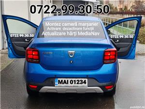 DACIA Cameră marșarier video reverse Duster Logan Stepway Sandero Renault Clio.4 INSTALARE MONTAJ