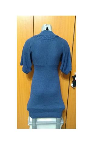 Rochie/ Tunica tricot Miss Selfridge UK , bleomarin cu anchior in V - imagine 4