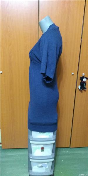 Rochie/ Tunica tricot Miss Selfridge UK , bleomarin cu anchior in V - imagine 3