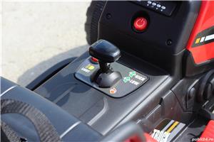 Tractor electric pt. copii Kinderauto BJ-611 70W 12V cu Remorca si RC - imagine 6