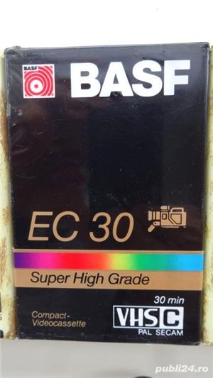 Caseta sigilata BASF ec 30 vhs C,casete noi FUJI se-c30 super vhs - imagine 4