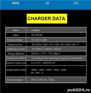 Incarcator LiitoKala Lii-600 - imagine 4