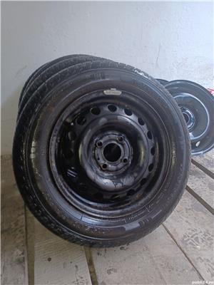 De vanzare 2 jante noi R 15 , pentru Dacia Lodgy  si 4 jante  cu tot cu cauciucuri  noi de vara R14 - imagine 7