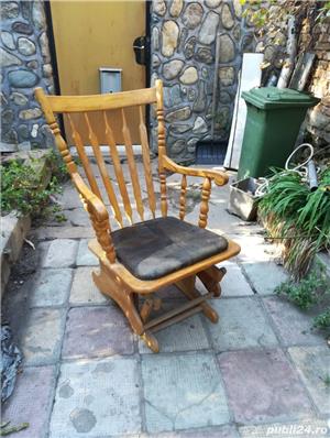 Scaun balansoar Șezut de piele