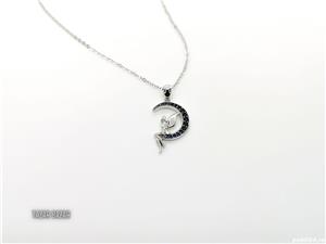 Pandantiv din argint: Zâna pe lună