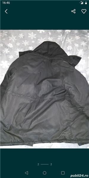 Geaca de iarna termoizolant, neagra, mărimea 54 1noua