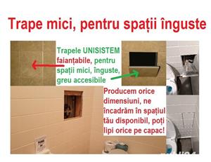 Trape de vizitare mici, pentru spații înguste