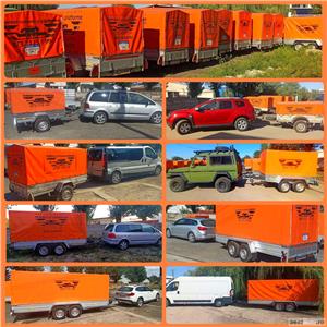 Inchirieri remorca utilaje trailer bobcat transport excavator - imagine 3