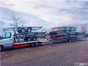 Inchirieri remorca utilaje trailer bobcat transport excavator - imagine 5