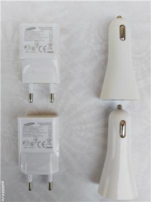 Set incarcatoare retea 5V 2A si Auto USB dual 2.1A +1A - imagine 4