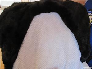 Haina eleganta piele naturala 100% cu blana,made in Italy-ieftina - imagine 4