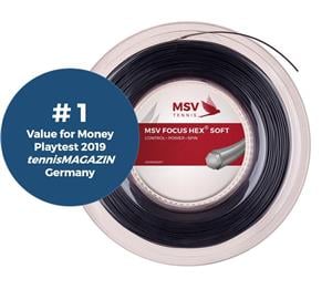 MSV FOCUS HEX soft racordaj tenis grosime 1.20 negru plic rola - imagine 2