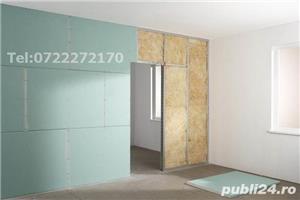 Montaj pereti despartitori gips-carton - Montaj tavane false rigips