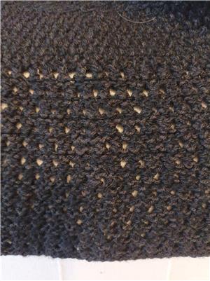 Fusta de lana culoare neagra - imagine 2