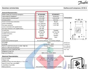 Danfoss ,motor frig,chiller,chiler,ciler,pompa caldura - imagine 5