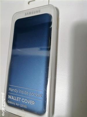 Vând husa flip cover  originala Samsun pentru Samsung A 6 plus