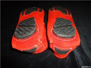 Scarpi rosii barbatesti mocasini pantofi casual piele intoarsa naturala usori comozi talpa flexibila - imagine 7