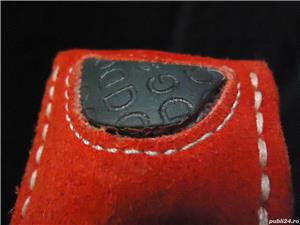 Scarpi rosii barbatesti mocasini pantofi casual piele intoarsa naturala usori comozi talpa flexibila - imagine 9