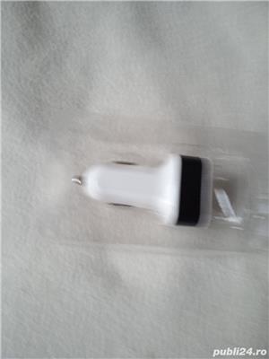 Adaptor Priza Bricheta tripla auto,12-24V, 3 x USB,nou. - imagine 9