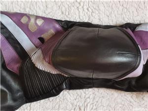 Pantalon barbati piele protectii soft genunchi sold IXS moto biker chopper motor motociclist - imagine 4