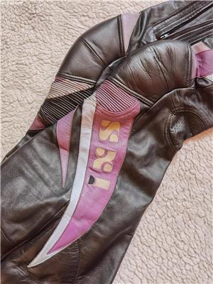 Pantalon barbati piele protectii soft genunchi sold IXS moto biker chopper motor motociclist - imagine 6