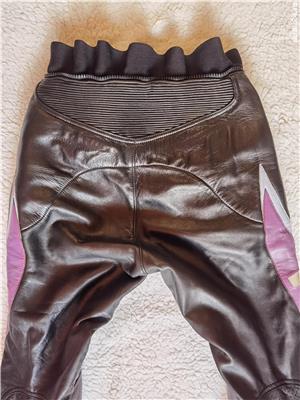 Pantalon barbati piele protectii soft genunchi sold IXS moto biker chopper motor motociclist - imagine 11