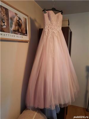 Vand rochie de mireasa și voal , folosite o singura data  - imagine 2