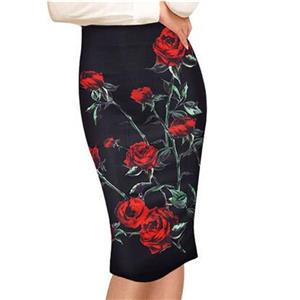 Fuste elegante florale - imagine 3