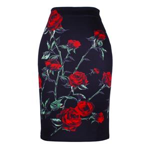 Fuste elegante florale - imagine 4