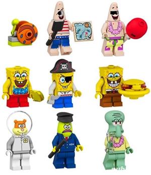 Set 9 Minifigurine tip Lego SpongeBob Squarepants