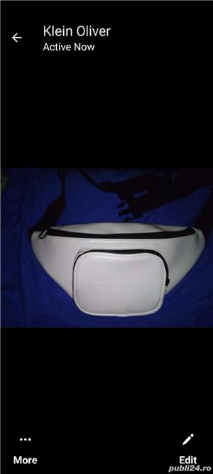Vând borseta sport /fashion, piele ecologica, model deosebit, produs de calitate. Import.  - imagine 6