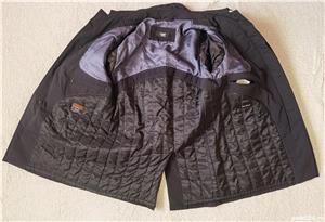 Pardesiu office barbatesc original BUGATTI geaca eleganta bleumarin - imagine 2