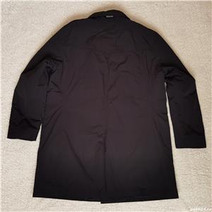 Pardesiu office barbatesc original BUGATTI geaca eleganta bleumarin - imagine 5