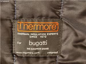 Pardesiu office barbatesc original BUGATTI geaca eleganta bleumarin - imagine 12