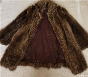 Haina scurta dama blanita naturala enot bej maro spicat - imagine 6