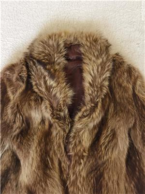 Haina scurta dama blanita naturala enot bej maro spicat - imagine 4