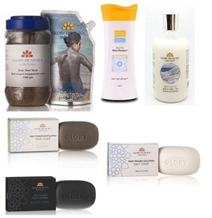 Namol di Marea Moarta, sampon si sapun