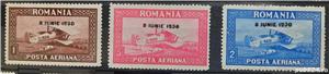 Timbre 1930 C-RAIU cu supratipar