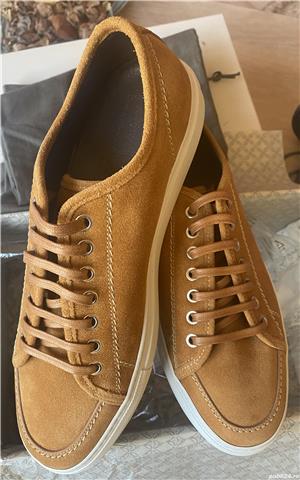 Brioni sneakers,suede light brown,produs original.