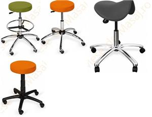 Taburete, scaune rotitoare pentru saloane, birouri si cabinete