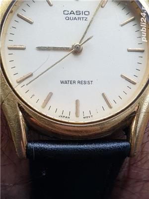 ceas Casio suflat cu aur - imagine 2