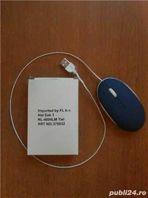 Mouse pentru Laptop sau PC,cu cablu retractabil,nou (numai în București) 