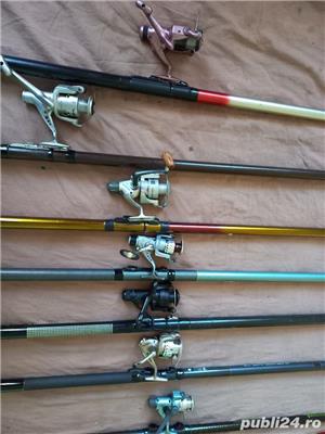 Bologneza / undita carbon 5m -6m, cu mulinete  - imagine 7