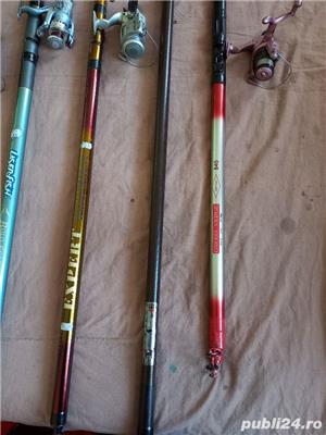 Bologneza / undita carbon 5m -6m, cu mulinete  - imagine 3