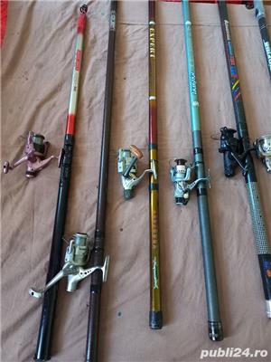 Bologneza / undita carbon 5m -6m, cu mulinete  - imagine 6