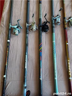 Bologneza / undita carbon 5m -6m, cu mulinete 