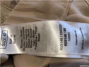 Bluza Orsay voal bej roze - imagine 4